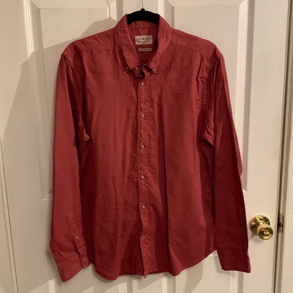 Alvaro A Moreno Linen Blend Button-down Shirt - Picture 1 of 10